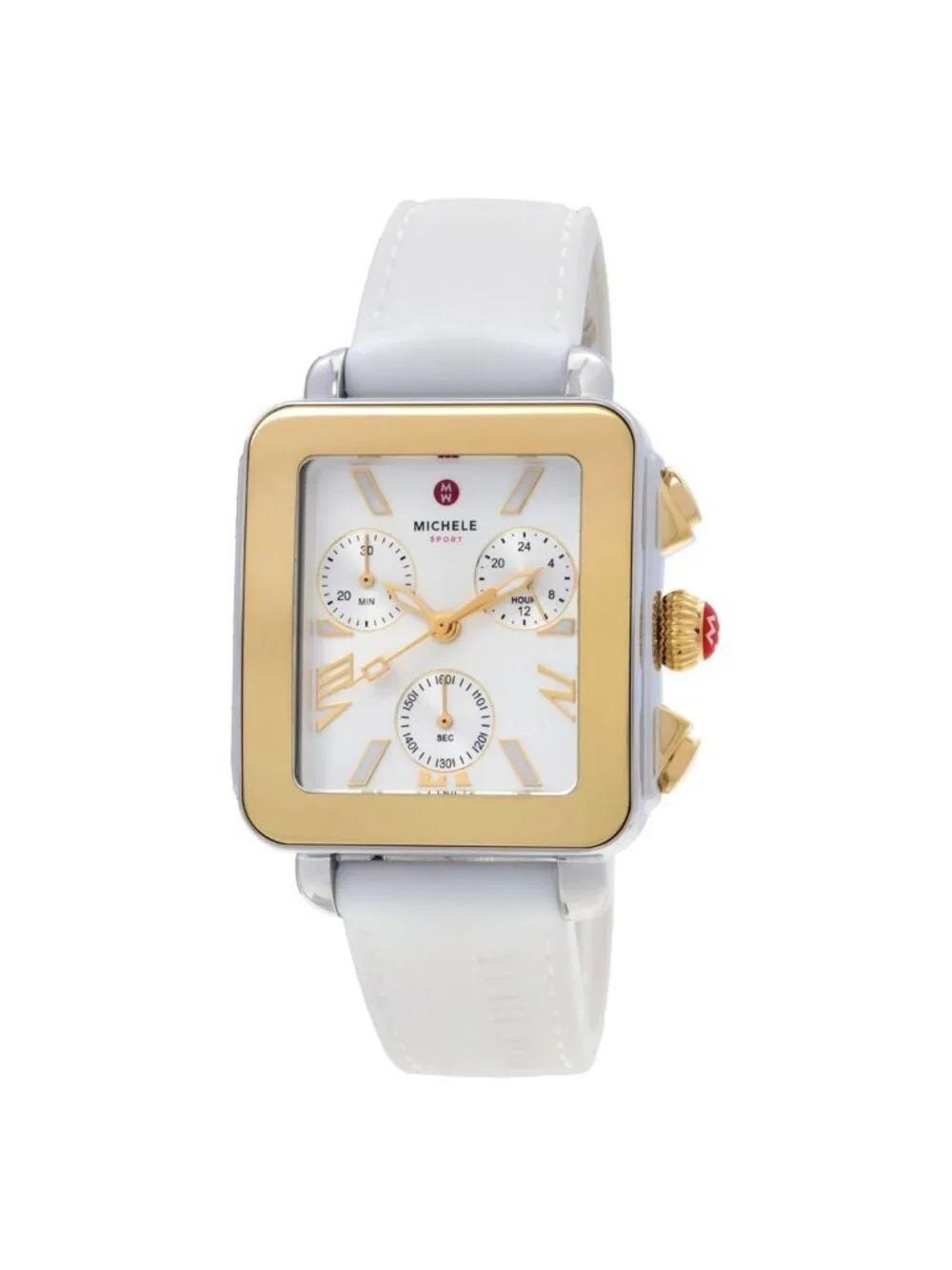 NWT Michele Deco Sport Silver-tone Dial Ladies Watch